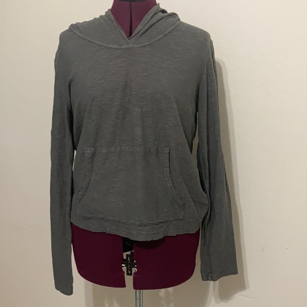 Cut Loose Lightweight Hoodie Sz M Gray